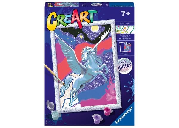 Ravensburger maalimine numbrite järgi Pegasus