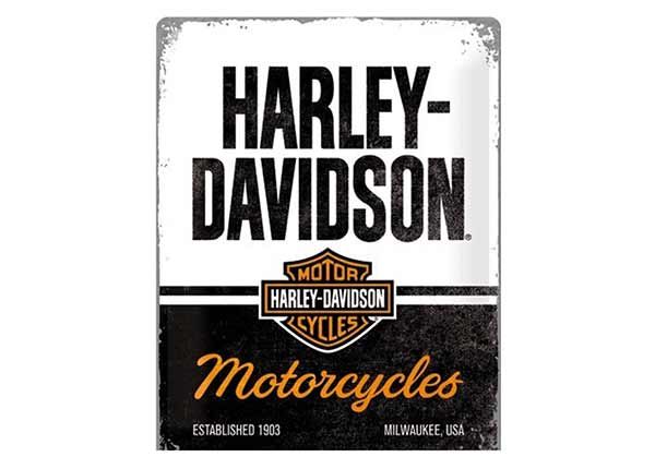 Retro metallposter Harley-Davidson - Motorcycles 30x40 cm