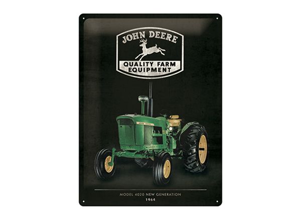 Retro metallposter John Deere Model 4020 30x40 cm