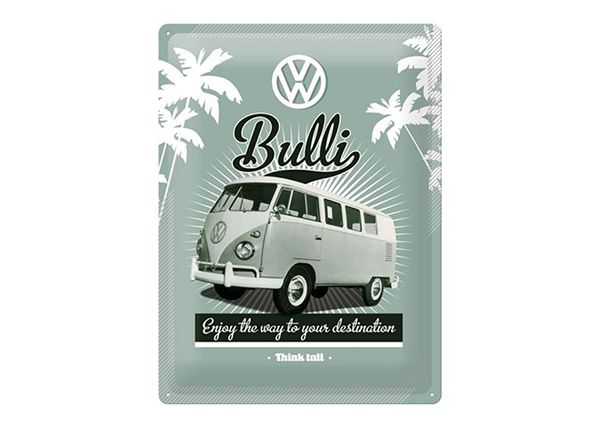 Retro metallposter VW Bulli 30x40 cm