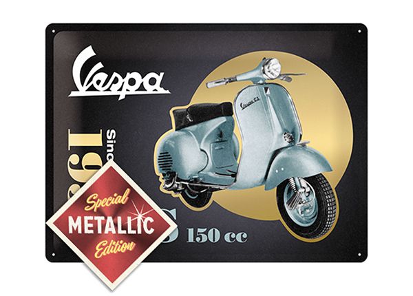 Retro metallposterVespa GS 150cc Metallic 30x40 cm