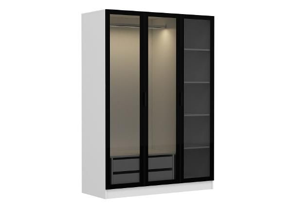 Riidekapp Glass 135 cm