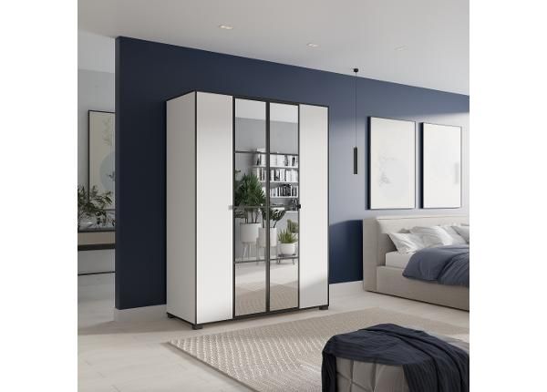 Riidekapp peegliga Ossining 150 cm