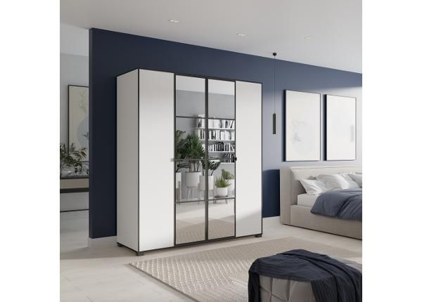 Riidekapp peegliga Ossining 180 cm