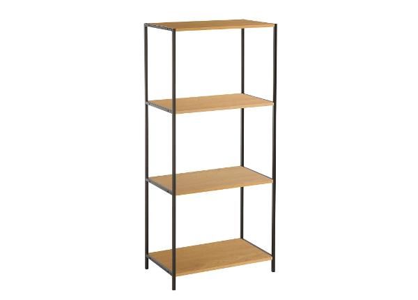 Riiul Harper 50x30xH110,5 cm, saar/must