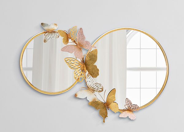 Seinapeegel Double Farfalle 81x52,5 cm