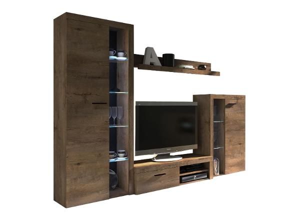 Sektsioon 270 cm + valge LED valgustus