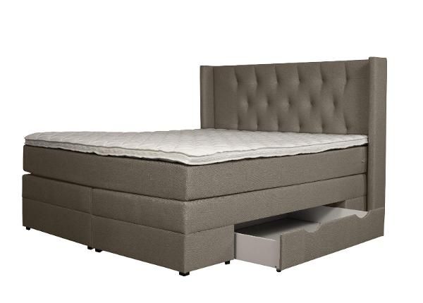 Sime Beds kontinentaalvoodi Sanna sahtlitega 200x200cm