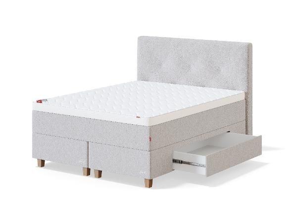 Sleepwell kontinentaalvoodi sahtlitega BLACK CONTINENTAL 180x200 cm