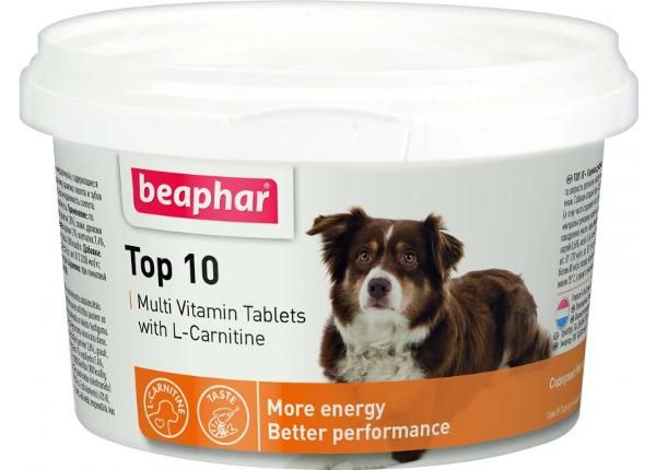 Söödalisand Beaphar -Top 10 Multivitamiin Dog N180