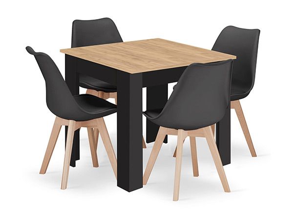 Söögilaua komplekt laud + 4 tooli