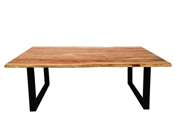 Söögilaud 100x200 cm, naturaalne