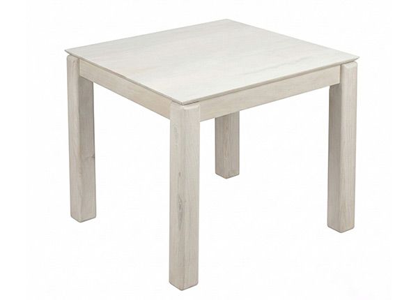 Söögilaud 80x80 cm, valge