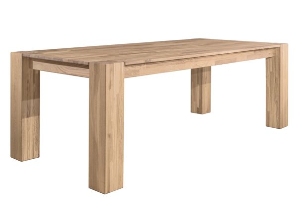 Söögilaud Provence 03 200x100 cm, valge õli