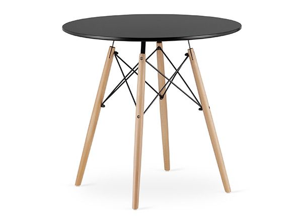 Söögilaud Todi Ø80 cm, must