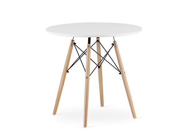 Söögilaud Todi Ø80 cm, valge