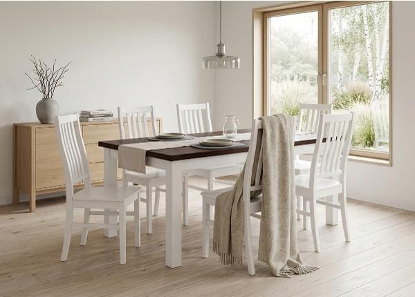 Söögitoakomplekt laud Merje ja 6 tooli Mia