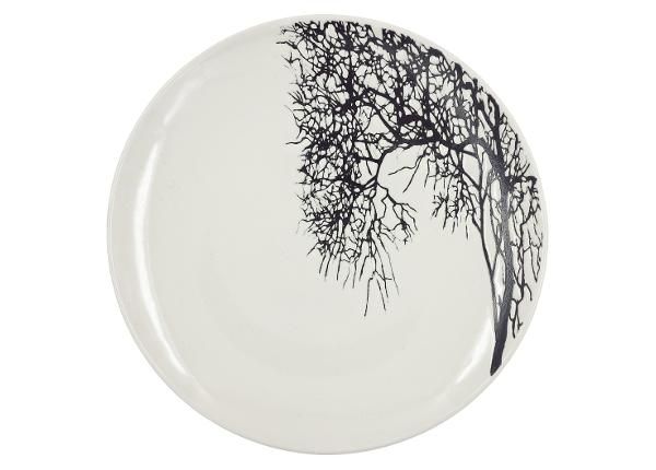 Taldrik Puu 20 cm, beež