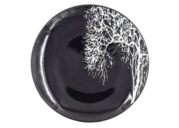 Taldrik Puu 20 cm, must