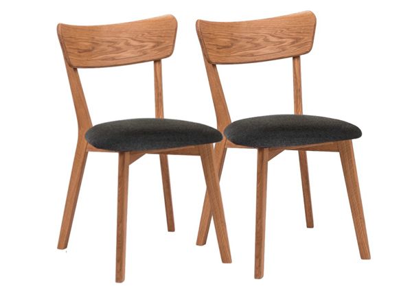 Tammepuidust tool Dora lakitud, 2 tk