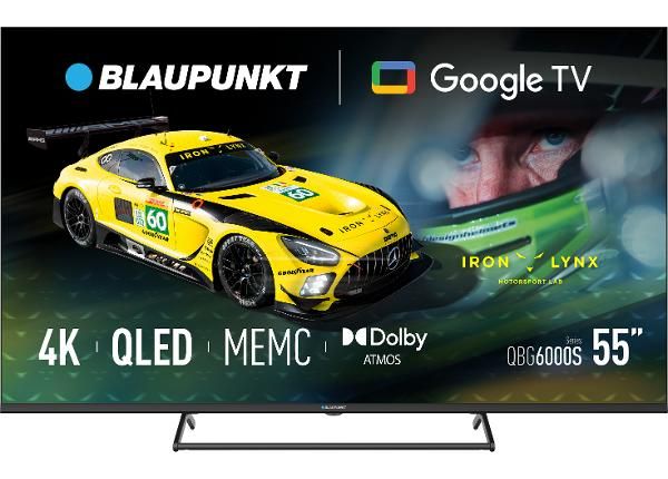 Teler Blaupunkt 55" (139cm) QLED 4K Ultra HD Google TV, Dolby Vision, Dolby Atmos