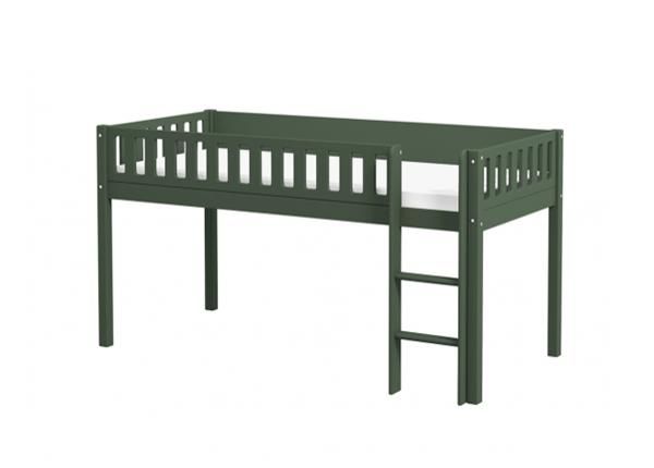 Thuka lastevoodi Viggo poolkõrge, roheline