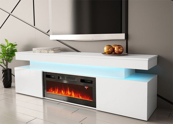 TV-alus 190 cm + kamin + LED