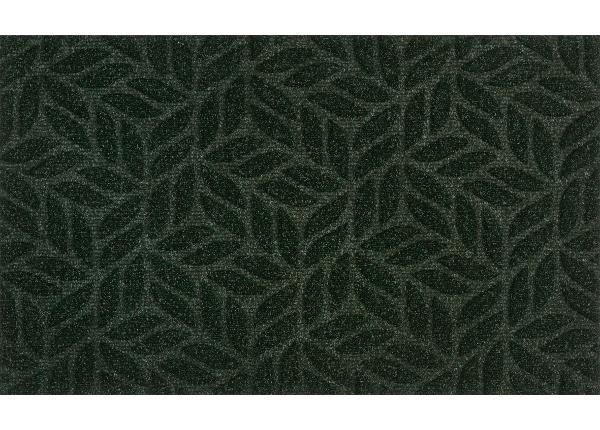 Uksematt Dune Leaves midnight green 45x75 cm