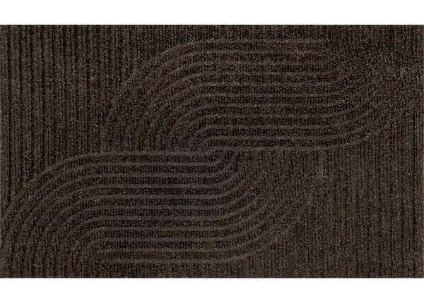 Uksematt Dune Loop dark brown 45x75 cm