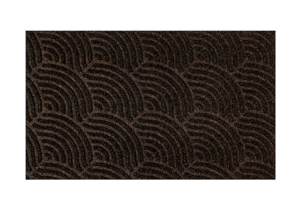 Uksematt Dune Waves dark brown