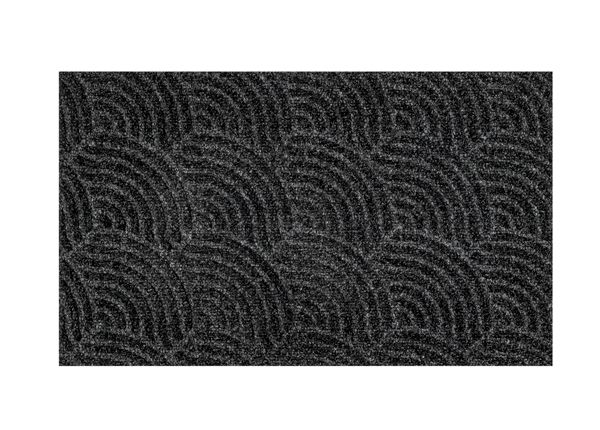 Uksematt Dune Waves dark grey