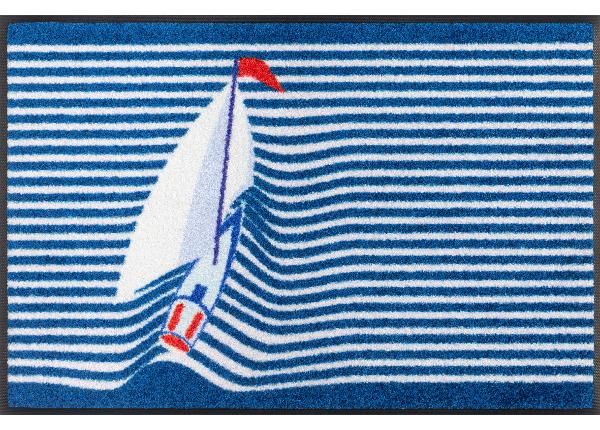 Uksematt Sailing Boat 50x75 cm