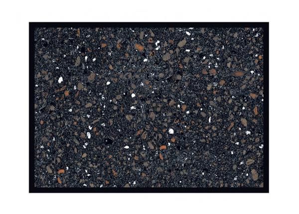 Uksematt Terrazzo Black 67x100 cm