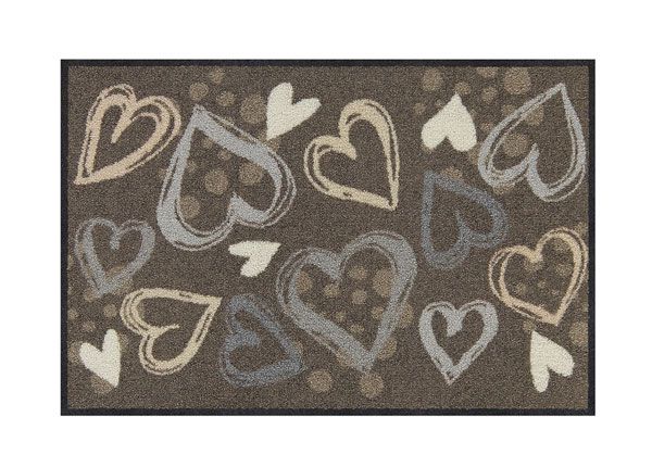 Uksematt Valentine Hearts city-chic 50x75 cm