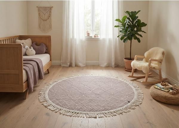 Vaip Tom Tailor Colored Macrame Ø140 cm roosa