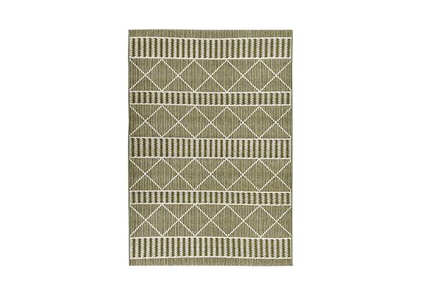 Vaip Tom Tailor Funky Outdoor Geometric, 60x100 cm roheline