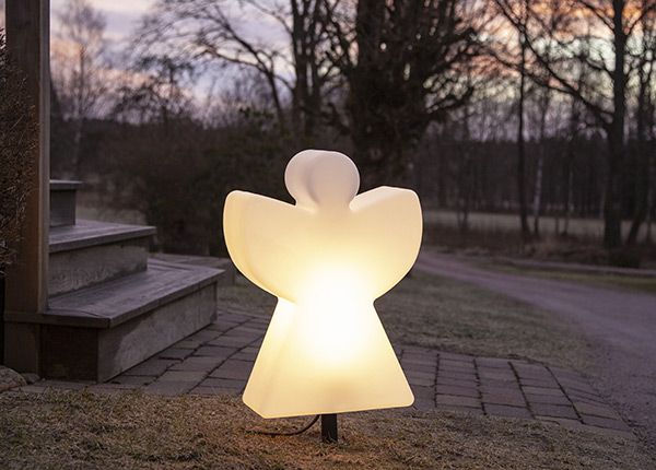 Välisdekoratsioon Angel 55 cm, valge