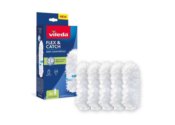 VILEDA Flex & Catch tolmuharja varud 5 tk