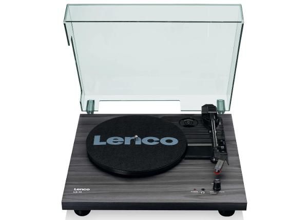 Vinüülplaadimängija 2 kõlariga Lenco LS10BK, must
