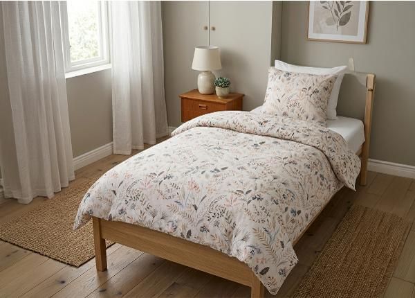 Voodipesu komplekt Meadow, tekikott 150x205 cm + padjapüür 50x60 cm