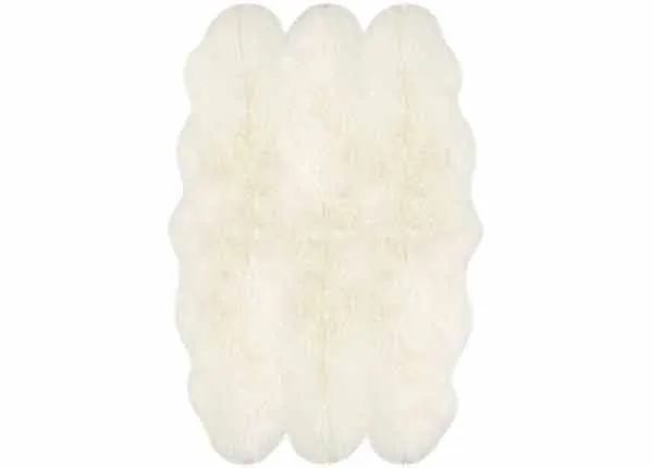 Naturaalne lambanahk Merino natural white Sexto ±130x180 cm