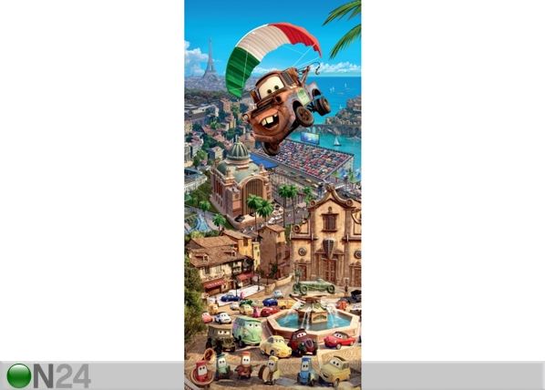 Fliis-fototapeet Disney Mater parachute 90x202 cm