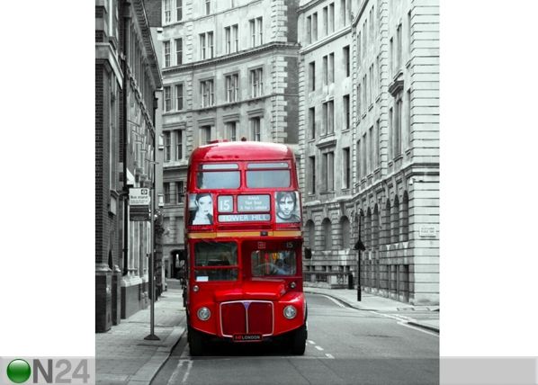 Fliis-fototapeet London bus 180x202 cm