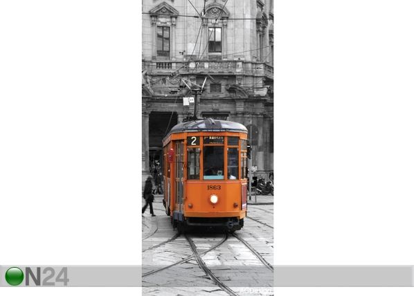 Fliis-fototapeet The tram 90x202 cm