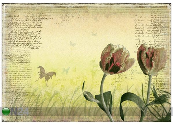 Fototapeet Spring tulips 400x280 cm