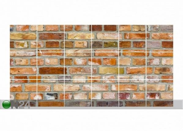 Kleebised seinaplaatidele Colours of the Wall 60x120 cm