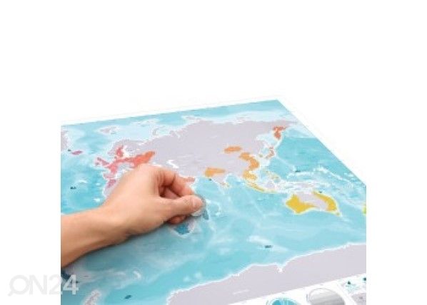 Kraabitav maailmakaart, ookean