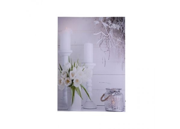 LED pilt Tulip Bouquet 30x40 cm