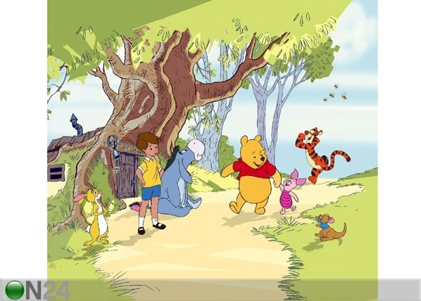 Pimendav fotokardin Disney Winnie the Pooh and Friends 280x245 cm