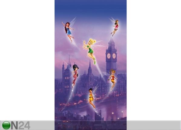 Poolpimendav fotokardin Disney fairies in London 140x245 cm